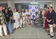 મોરબીમાં મુસ્કાન વેલફેર સોસાયટી દ્વારા દિવ્યાંગ લાભાર્થીને ટ્રાઈસિકલ વિતરણ